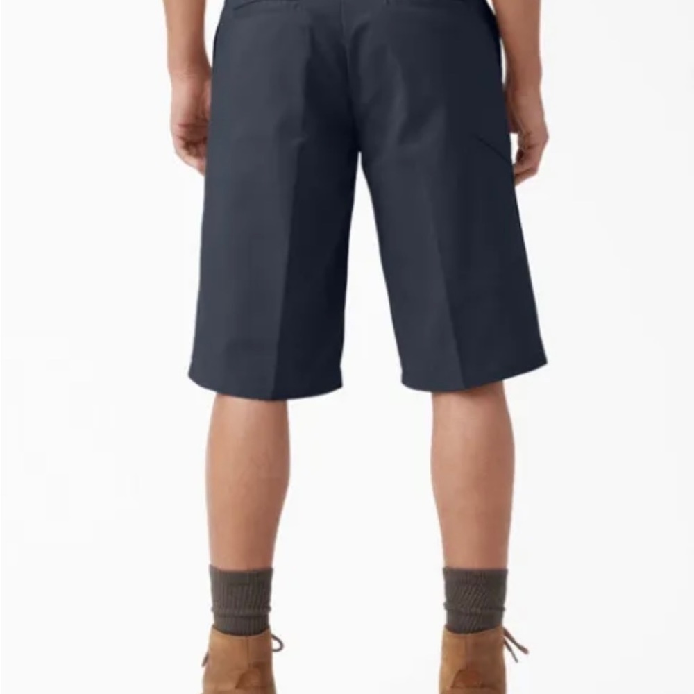 Dickies Men’s Size 42 Flex Work Short Relaxed Fit Navy Workwear Flat Front NWT - Picture 7 of 9
